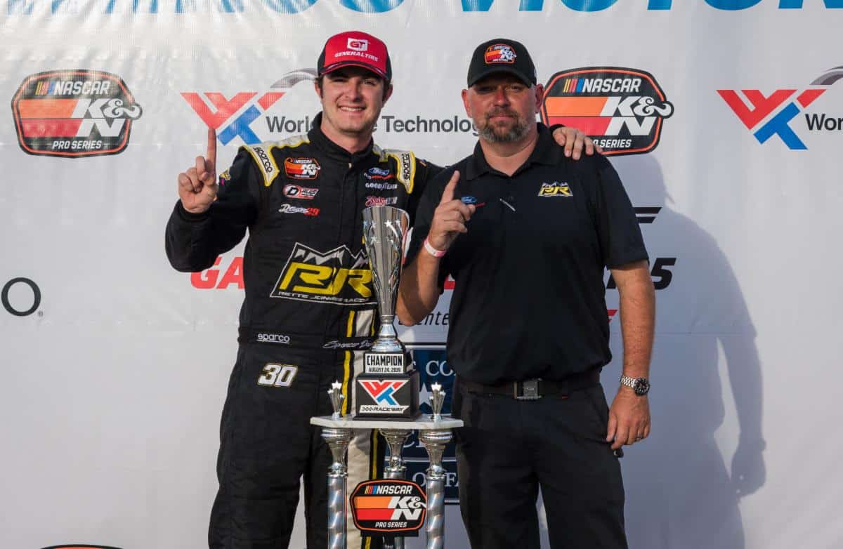 Read more about the article Rette Jones Racing relishes in first career K&N victory at Gateway