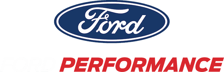 Ford Performance logo with white text